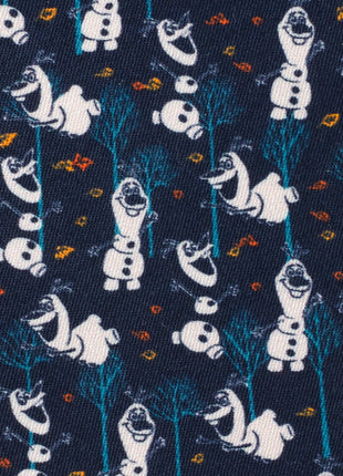 Disney Frozen Olaf Navy Pattern Men's Tie