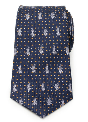Disney Frozen Olaf Dot Motif Men's Tie