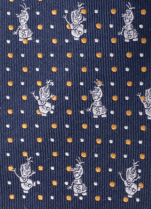Disney Frozen Olaf Dot Motif Men's Tie