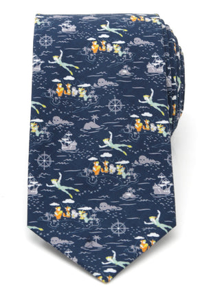 Disney Peter Pan Flying Blue Men's Tie