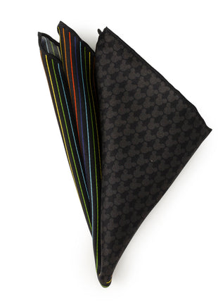 Disney Mickey Mouse Silhouette Rainbow Pocket Square