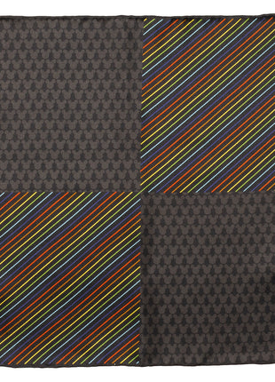 Disney Mickey Mouse Silhouette Rainbow Pocket Square