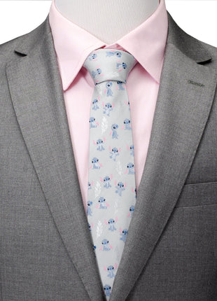 Disney Lilo & Stitch Gray Men's Tie