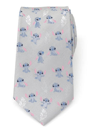 Disney Lilo & Stitch Gray Men's Tie