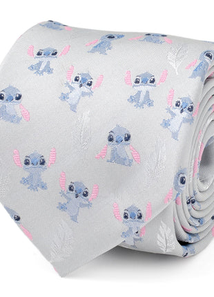 Disney Lilo & Stitch Gray Men's Tie