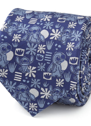 Disney Lilo & Stitch Blue Tropical Men's Tie