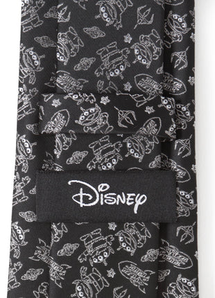 Disney Pixar Toy Story Alien Print Black Men's Tie