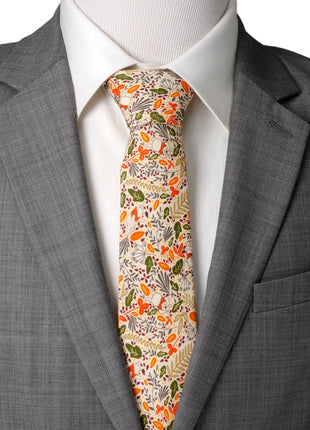 Disney Winnie the Pooh Tan Patterned Men's Tie