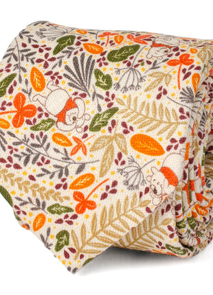 Disney Winnie the Pooh Tan Patterned Men's Tie