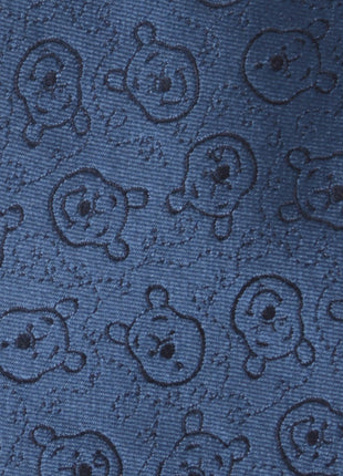 Disney Winnie the Pooh Blue Tonal Men's Tie
