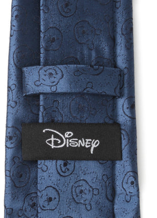 Disney Winnie the Pooh Blue Tonal Men's Tie
