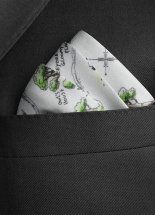 Disney Winnie the Pooh Map Pocket Square