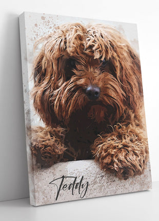Watercolor Pet Portrait from Photo