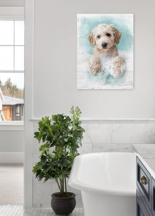 Animals in Bathtub Wall Art