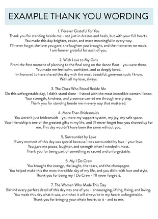 Bridesmaid & Maid of Honor Photo Canvas • Custom Thank You Gift