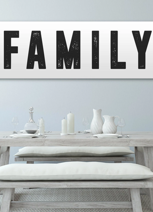 Family Home Decor Canvas
