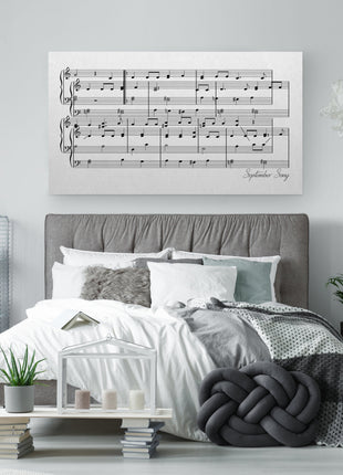 First Dance Lyrics On Canvas - Custom Made With Your Wedding Song
