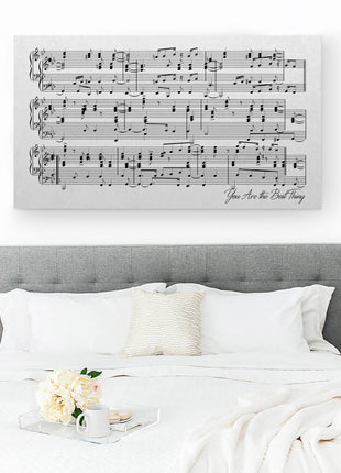First Dance Lyrics On Canvas - Custom Made With Your Wedding Song