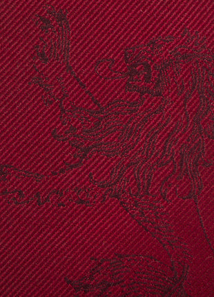 Game of Thrones Lannister Lion Red Men's Tie