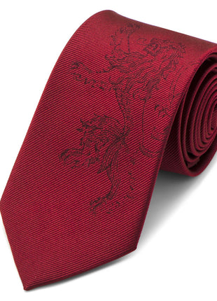 Game of Thrones Lannister Lion Red Men's Tie
