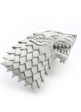 Game of Thrones Stark Direwolf Antiqued Lapel Pin