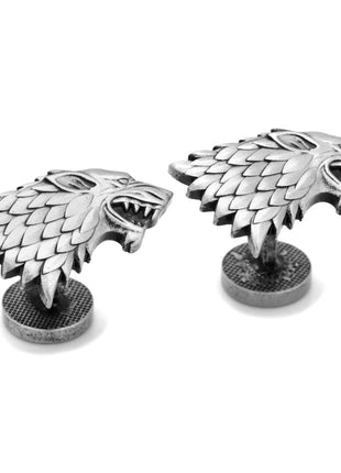 Game of Thrones Stark Direwolf Sigil Cufflinks