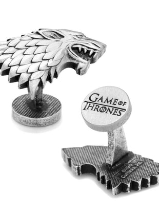 Game of Thrones Stark Direwolf Sigil Cufflinks