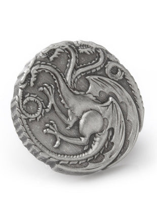 Game of Thrones Targaryen Dragon Antiqued Lapel Pin