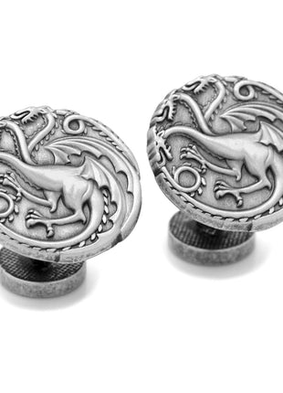 Game of Thrones Targaryen Three Headed Dragon Sigil Cufflinks