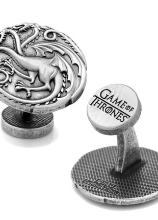 Game of Thrones Targaryen Three Headed Dragon Sigil Cufflinks