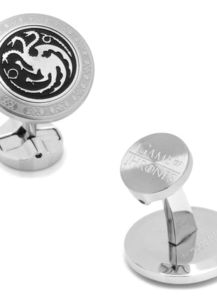 Game of Thrones Targaryen Filigree Stainless Steel Cufflinks
