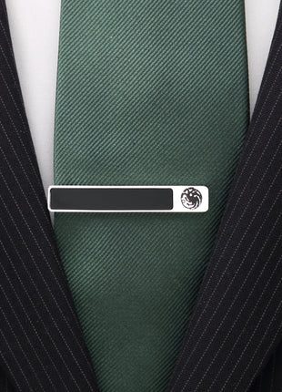 Game of Thrones Targaryen Onyx Tie Clip