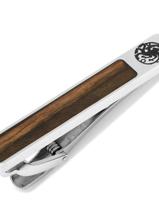 Game of Thrones Targaryen Inlaid Wood Tie Clip