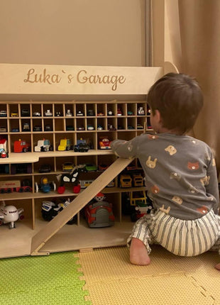 Toy Car Garage Storage