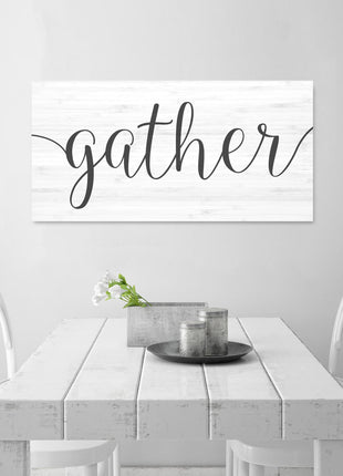 Large Gather Sign