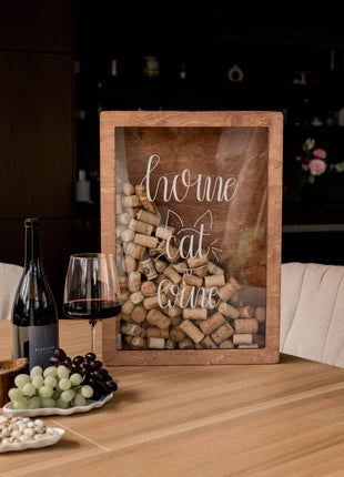 Gift for Cat Lovers – Home, Cat, Wine