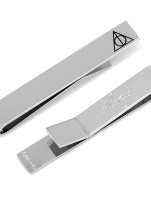 Harry Potter Deathly Hallows "Always" Hidden Message Tie Bar