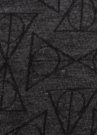Harry Potter Deathly Hallows Black Men's Socks