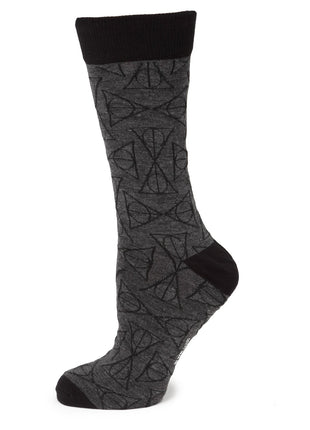 Harry Potter Deathly Hallows Black Men's Socks