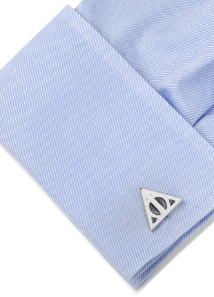 Harry Potter Silver Deathly Hallows Cufflinks