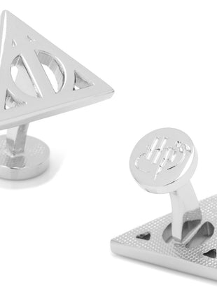 Harry Potter Silver Deathly Hallows Cufflinks
