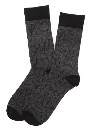 Harry Potter Deathly Hallows Gray Necktie Gift Set
