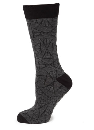 Harry Potter Deathly Hallows Gray Necktie Gift Set