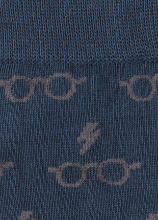 Harry Potter Glasses Navy Men's Socks