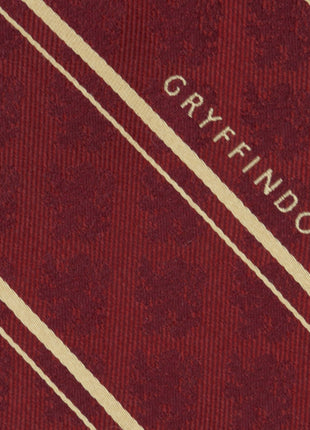 Harry Potter Gryffindor Maroon Stripe Silk Men's Tie