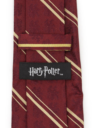 Harry Potter Gryffindor Maroon Stripe Silk Men's Tie