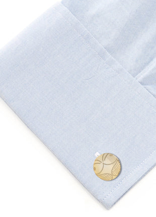 Harry Potter Golden Snitch Hidden Deathly Hallows Locket Cufflinks