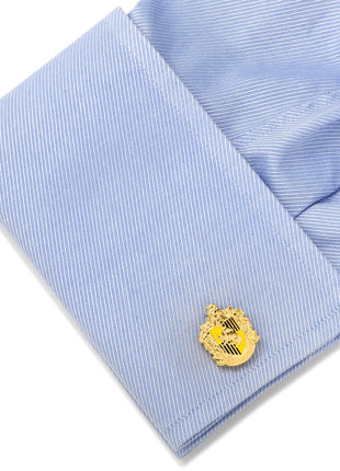 Harry Potter Hufflepuff Crest Cufflinks