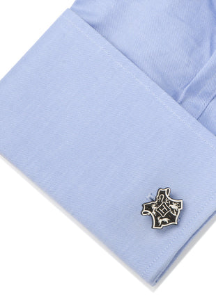 Harry Potter Hogwarts 3D Crest Cufflinks