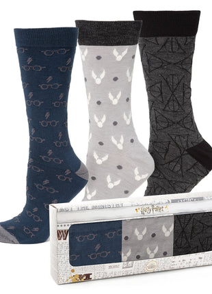 Harry Potter 3 Pack Sock Gift Set
